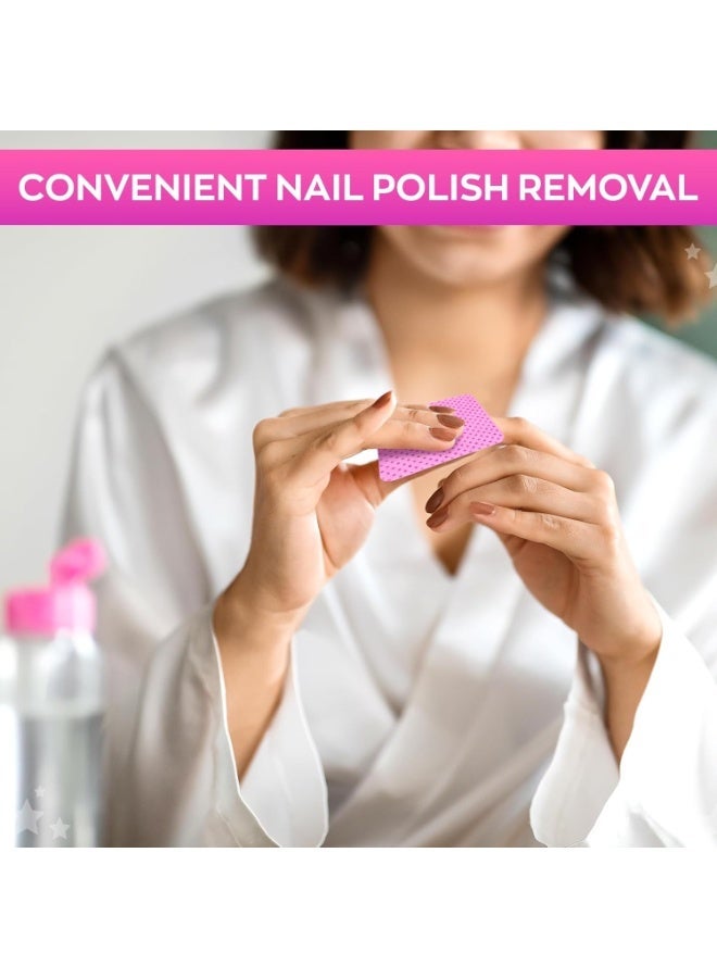 Professional Makeup and Nail Polish Remover Wipes - Soft Texture - [100] Wipes - Image 3